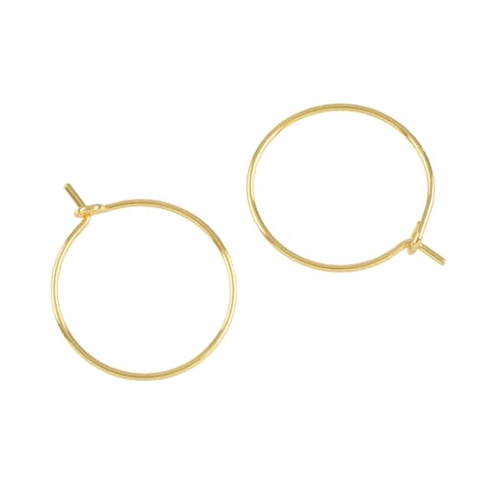 20mm Ear Wire Beading Hoops, 10ct. by Bead Landing&#x2122;